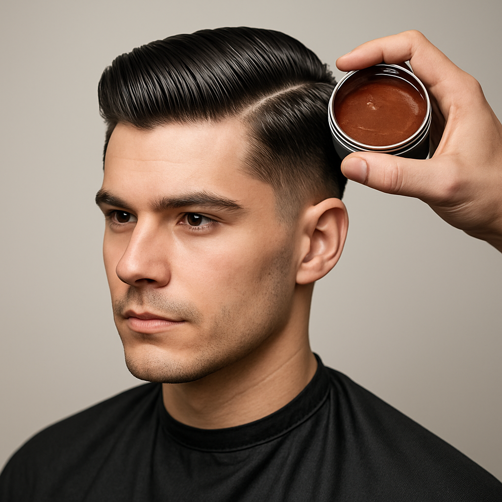 Penataan rambut dengan pomade